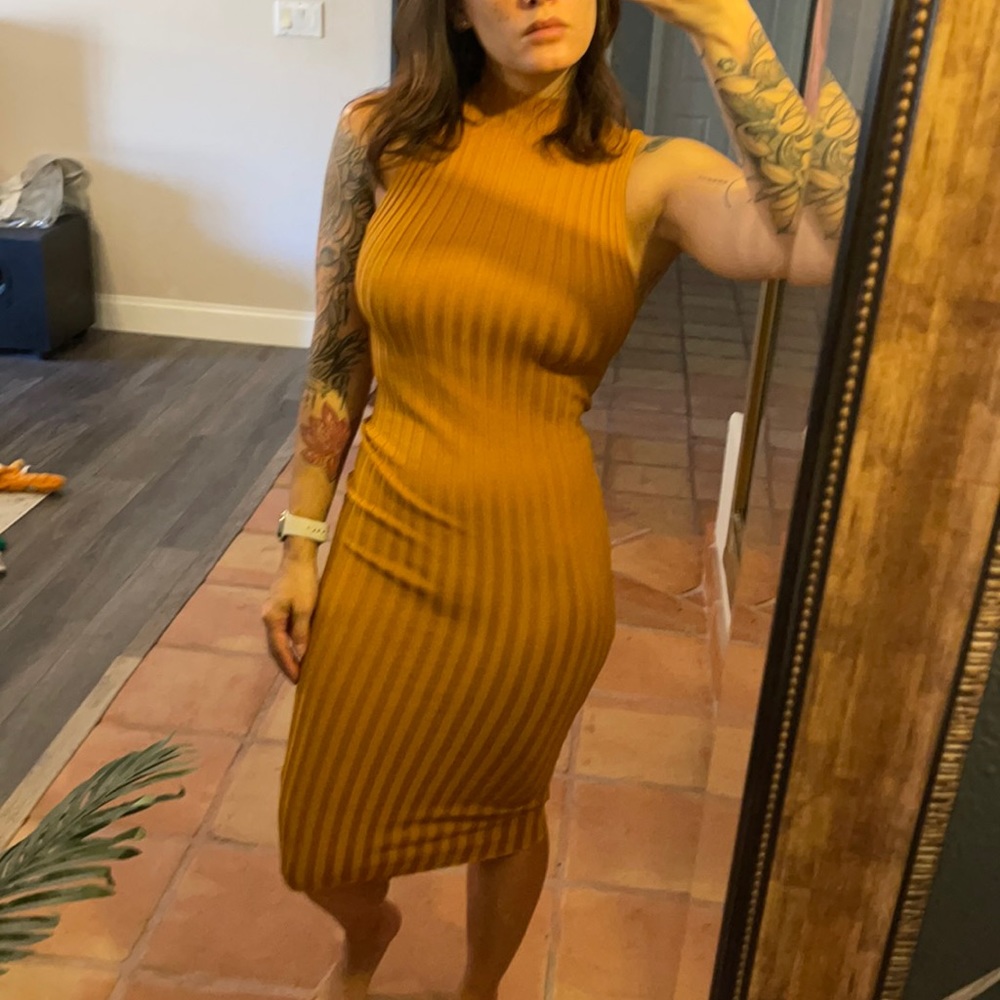 Gold bodycon